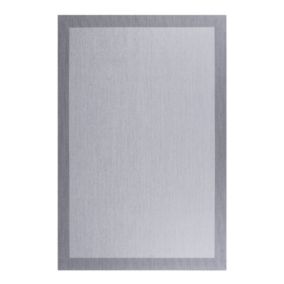 Tapis en vinyle Deblon, tapis de intérieur de decoration Tapis en PVC , pour intérieur et extérieur Grisclair  120 x 180 cm