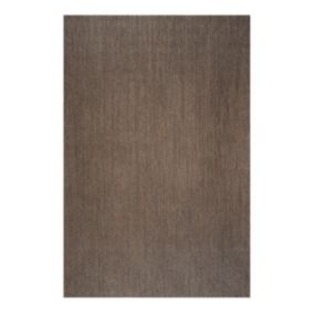 Tapis en vinyle Deblon, tapis de intérieur de decoration Tapis en PVC , pour intérieur et extérieur marron foncé uni 120 x 180 cm