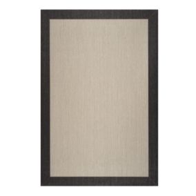 Tapis en vinyle Deblon, tapis de intérieur de decoration Tapis en PVC , pour intérieur et extérieur SableNoir  60 x 200 cm