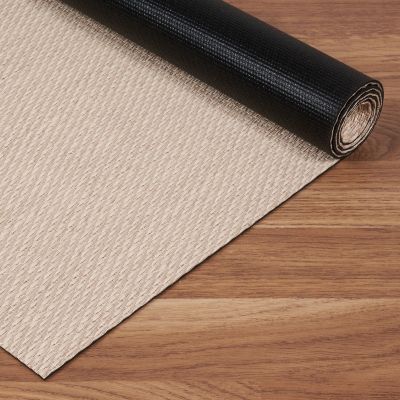 Tapis en vinyle Premium, tapis de intérieur de decoration, pour intérieur et extérieur uni écru 140 x 200 cm