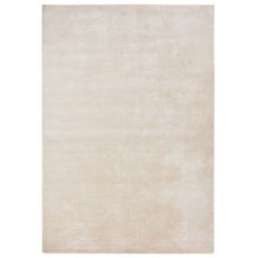 Tapis en viscose beige clair 160 x 230 cm GESI II