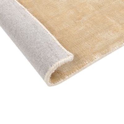 Tapis en viscose beige sable 140 x 200 cm GESI II