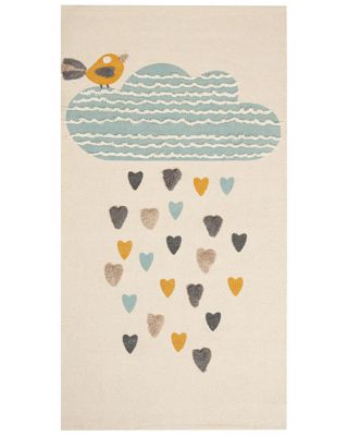 Tapis enfant BLANG Beige 80 x 150 cm Coton