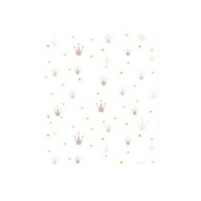 Tapis enfant Crown 80 x 150 cm - Blanc