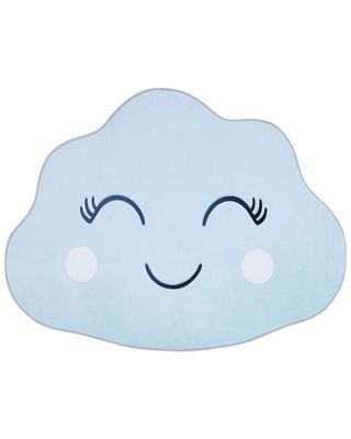 Tapis enfant CUMULUS Bleu clair 90 x 120 cm