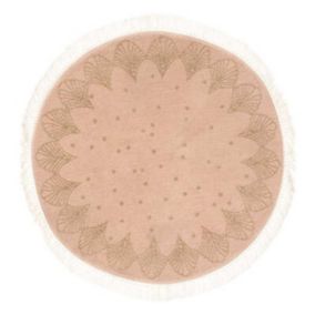 Tapis Enfant Déco "Il était une Fois" 100cm Rose