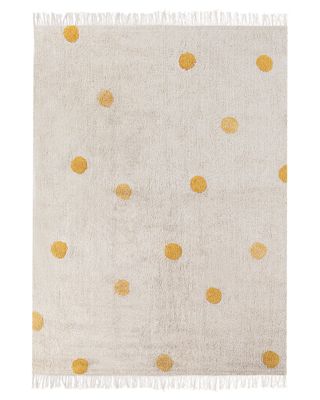 Tapis enfant DARDERE Jaune 140 x 200 cm Coton