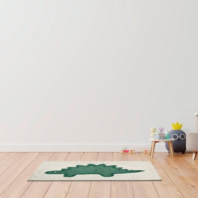 Tapis enfant Dinosaure en coton tufté 60x90cm