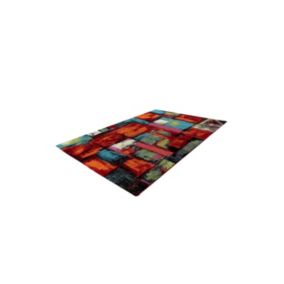 Tapis enfant et ado 290x200cm, design F504E coloris multicolore - Confort et élégance pour votre intérieur