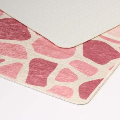 Tapis Enfant GIRAFE Rose - 80x150cm