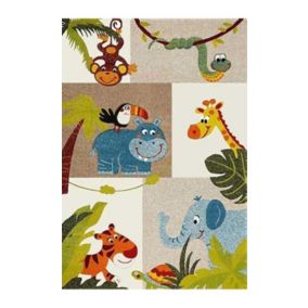 Tapis Enfant JUNGLE, Dimension: 120x160