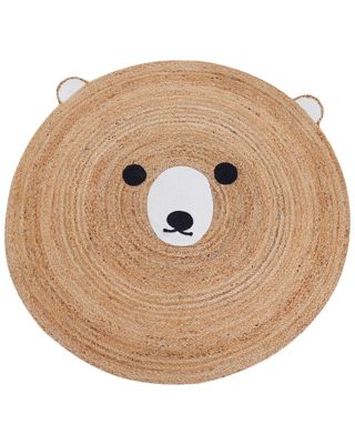 Tapis enfant KOSALAR Beige 120 cm Jute