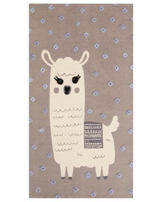 Tapis enfant LUBUK Marron 80 x 150 cm Coton