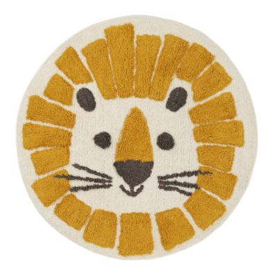 Tapis enfant rond en coton tufté 70x70cm