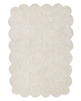 Tapis enfant SAREKI Beige 140 x 200 cm Coton