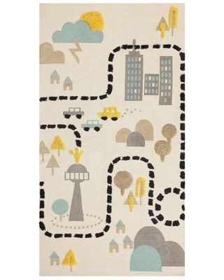 Tapis enfant SAZAK Multicolore 80 x 150 cm Coton