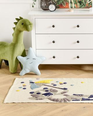 Tapis enfant SINGKIL Multicolore 80 x 150 cm Coton