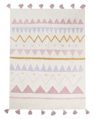 Tapis enfant ZAYSAN Rose 140 x 200 cm Coton