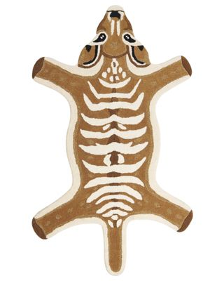 Tapis enfant ZAZA Marron 100 x 160 cm Laine