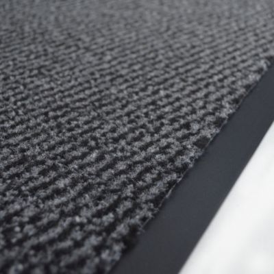 Tapis entrée accueil anti-salissures - Anthracite - Rouleau de 0,9m x 17m