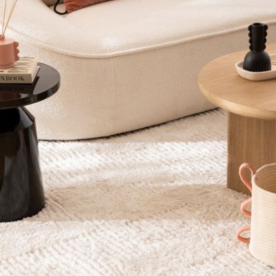 Tapis esprit berbère Anoai Ivoire 150x200cm - Atmosphera Créateur d'intérieur