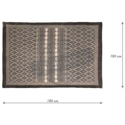 Tapis ethnique en coton 180 x 120 Type: Tapis intérieur