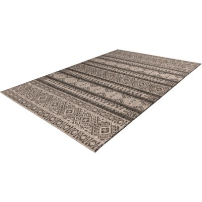 Tapis ethnique gris en polypropylène Malmö 230x160 CM - Gris