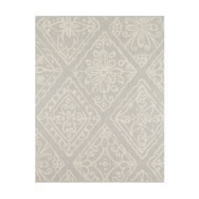 Tapis extérieur - 120x160cm - gris - 100% polypropylène résistant aux UV - 800gr/m2 - 192 000 Points/m² - PAOS