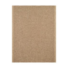 Tapis extérieur - 120x170cm - naturel - 100% polypropylène résistant aux UV - 1400 gr/m2 - KIA