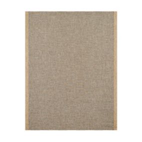 Tapis extérieur - 120x170cm - naturel - 100% polypropylène résistant aux UV - 1400 gr/m2 - RUBY