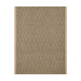 Tapis extérieur - 120x170cm - naturel - 100% polypropylène résistant aux UV - 1400 gr/m2 - SWAN