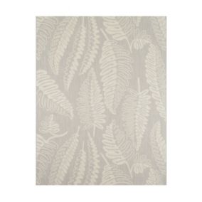 Tapis extérieur - 160x230cm - gris - 100% polypropylène résistant aux UV - 800gr/m2 - 192 000 Points/m² - ILIOS