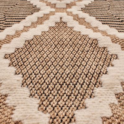 Tapis extérieur - 160x230cm - multicolore - 100% polypropylène résistant aux UV - 1400gr/m² - MIR