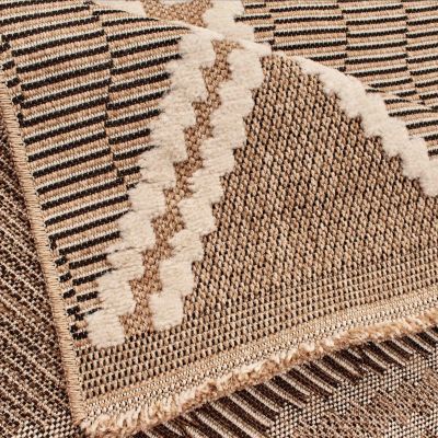 Tapis extérieur - 160x230cm - multicolore - 100% polypropylène résistant aux UV - 1400gr/m² - MIR