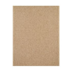 Tapis extérieur - 160x230cm - naturel - 100% polypropylène résistant aux UV - 1400 gr/m2 - LEYA