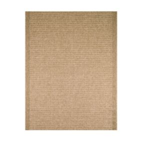 Tapis extérieur - 50x80cm - naturel - 100% polypropylène résistant aux UV - 1400 gr/m2 - EDEN