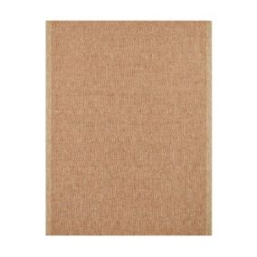 Tapis extérieur - 60x180cm - naturel - 100% polypropylène résistant aux UV - 1400 gr/m2 - OANA