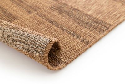 Tapis extérieur ATTICGO naturel rectangulaire géométrique 80x150 cm GUINEA