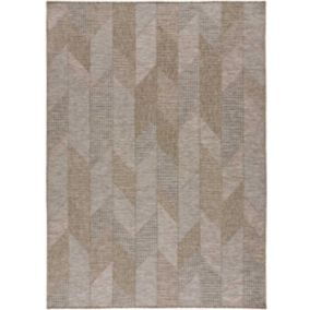 Tapis extérieur ATTICGO naturel rectangulaire intérieur-extérieur 126x190 cm ORIA