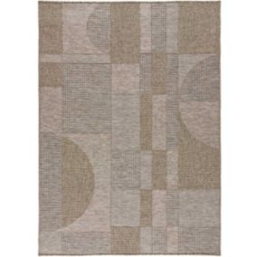 Tapis extérieur ATTICGO naturel rectangulaire intérieur-extérieur 126x190 cm ORIA