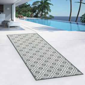 Tapis extérieur BAHAMAS gris 80 x 250 CM