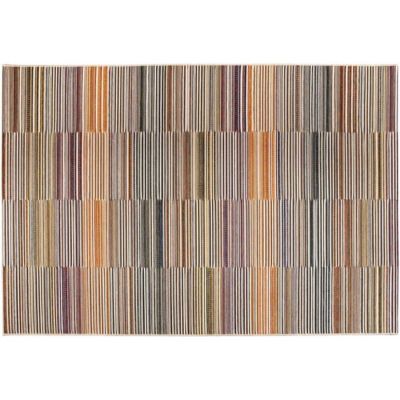 Tapis extérieur en polypropylène Bianca papaye 170x120 cm