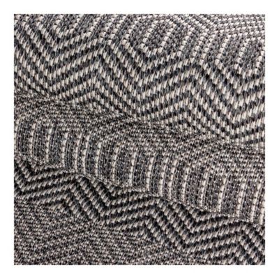 Tapis extérieur et intérieur plat Mykonos 150x80 CM - Gris