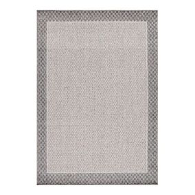 Tapis extérieur et intérieur plat Sunny 150x80 CM - Crème