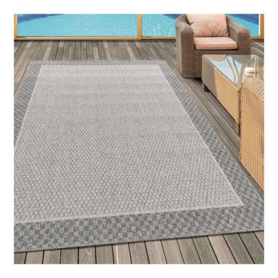 Tapis extérieur et intérieur plat Sunny 170x120 CM - Crème