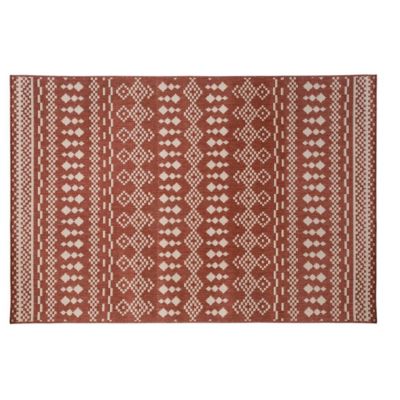 Tapis extérieur et intérieur - rose terracotta - 120x160 cm - Atmosphera