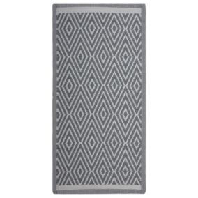 Tapis extérieur gris clair 90 x 150 cm SIKAR