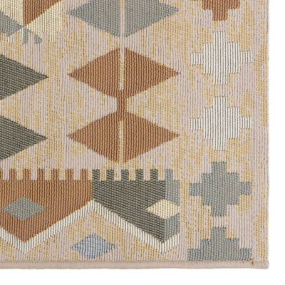 Tapis extérieur/intérieur "Aztek" 120x170cm gris - Atmosphera