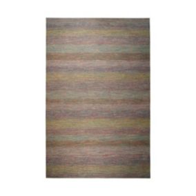 Tapis extérieur-intérieur motifs lignes vert 200x290