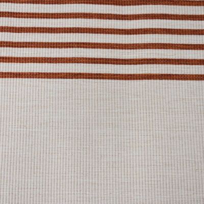 Tapis extérieur, kilim reversible LYN2 BM REVERSIBLE, terracotta, crème